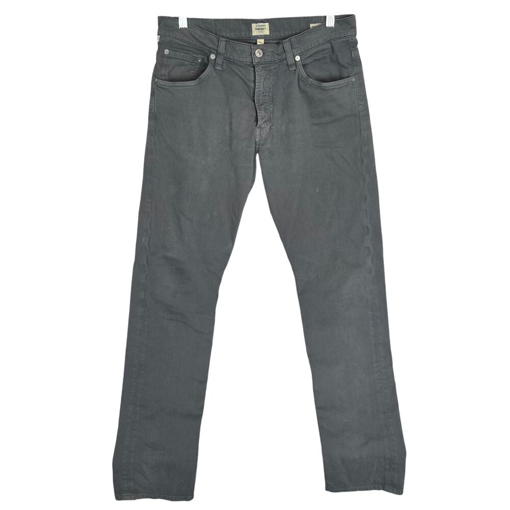 Citizens of Humanity Y2K Bowery Standard Slim Gray Pants 32 Indie Sleeze Grunge